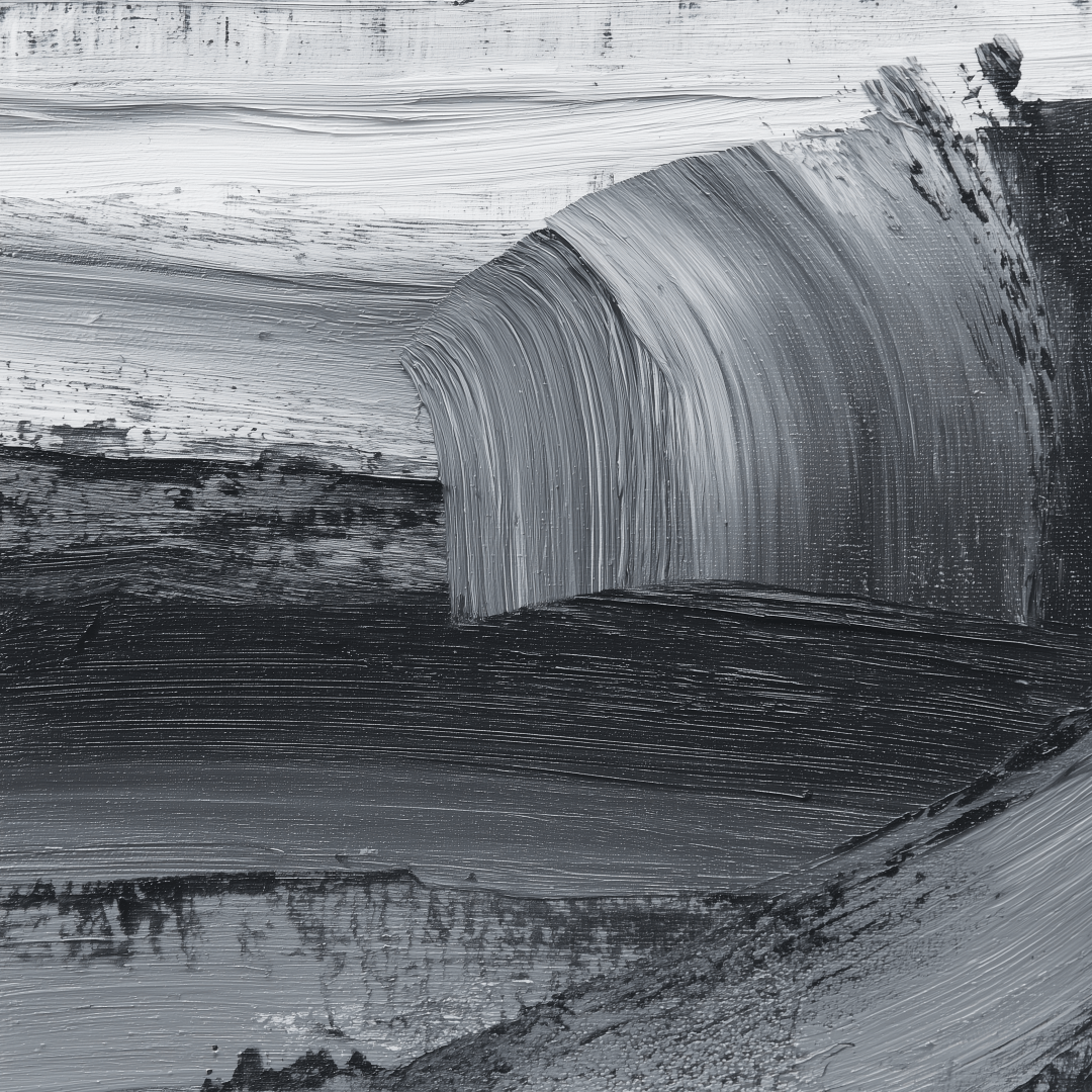 Charcoal & Slate Abstract Art