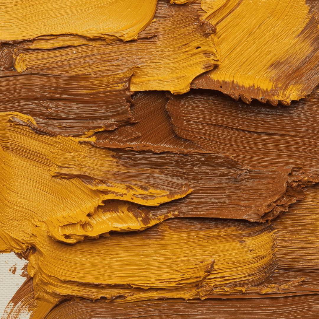Ochre & Gold Abstract Art Posters