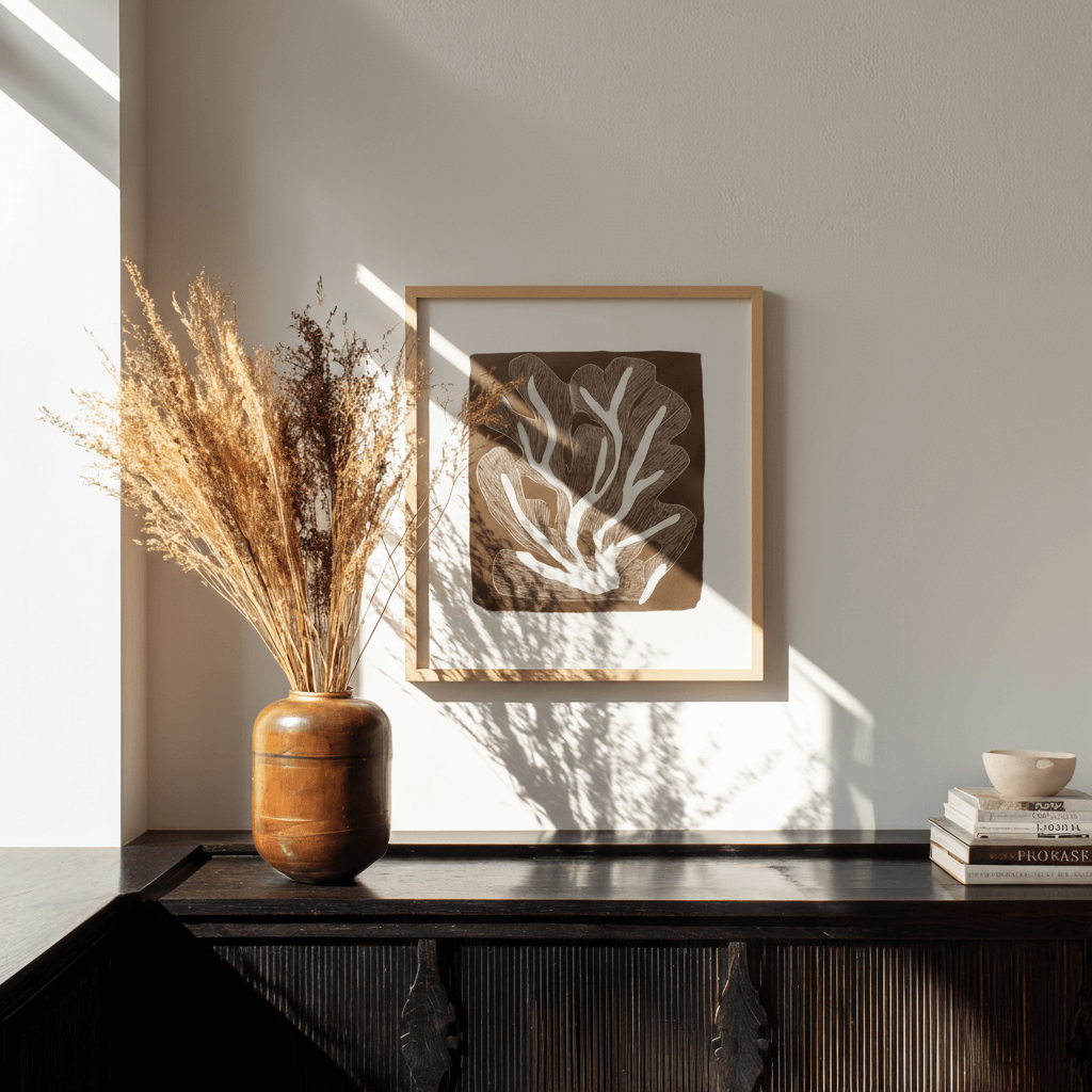 Earthy Abstract Art Posters