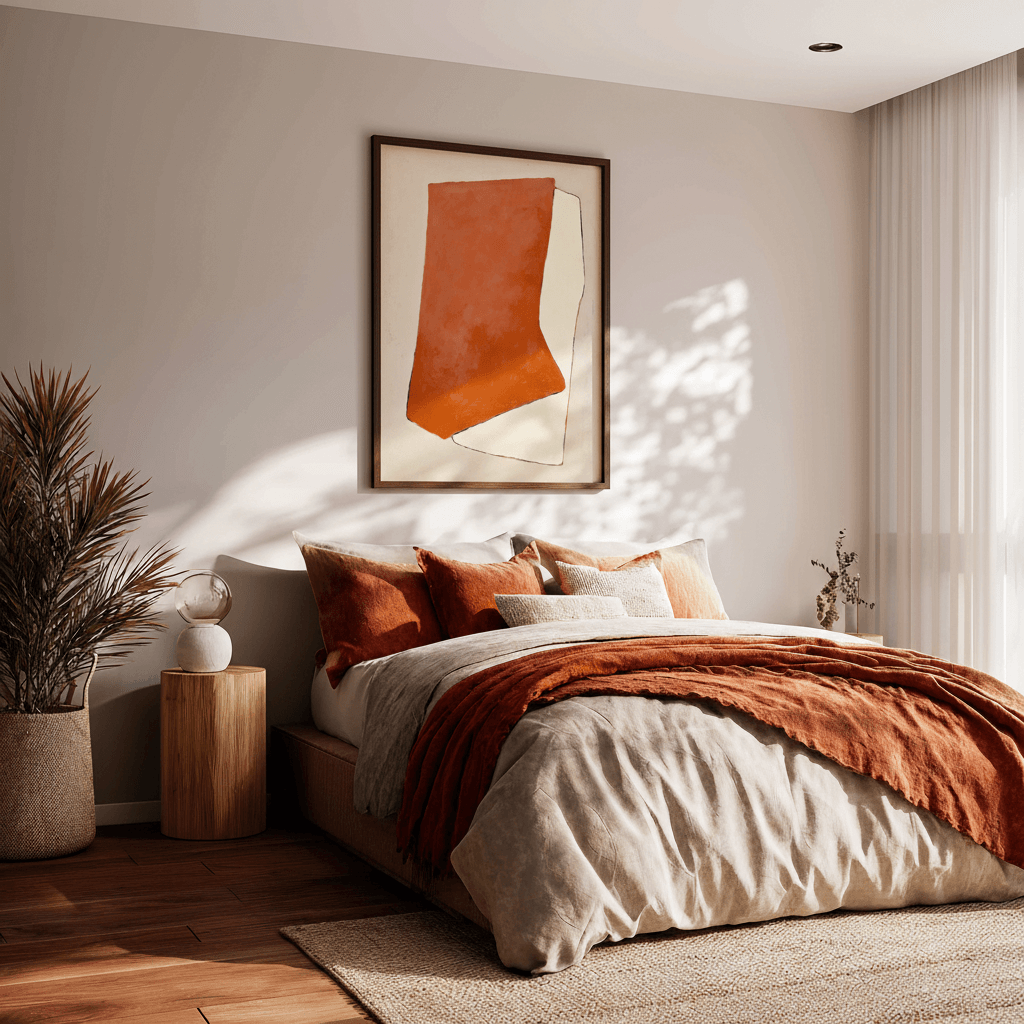 Warm Abstract Art Posters